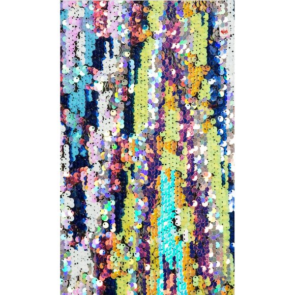 NWT X by NBD Chiquitita Mini Dress Sequin Pastel Multicolor Cocktail Party Large - Picture 12 of 15